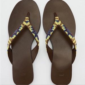 7.5. ZARA FLAT BEADED SANDAL